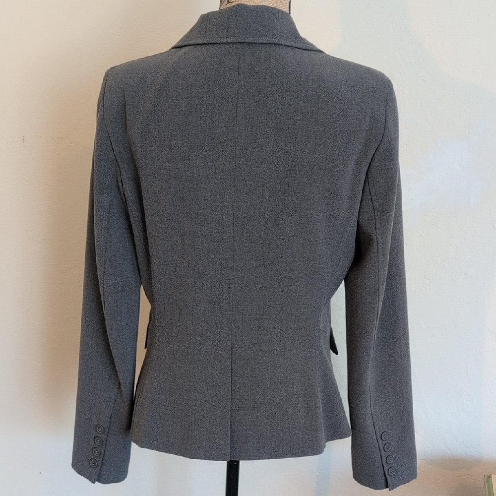 New York & Company Charcoal Blazer Size 8 - Picture 3 of 10